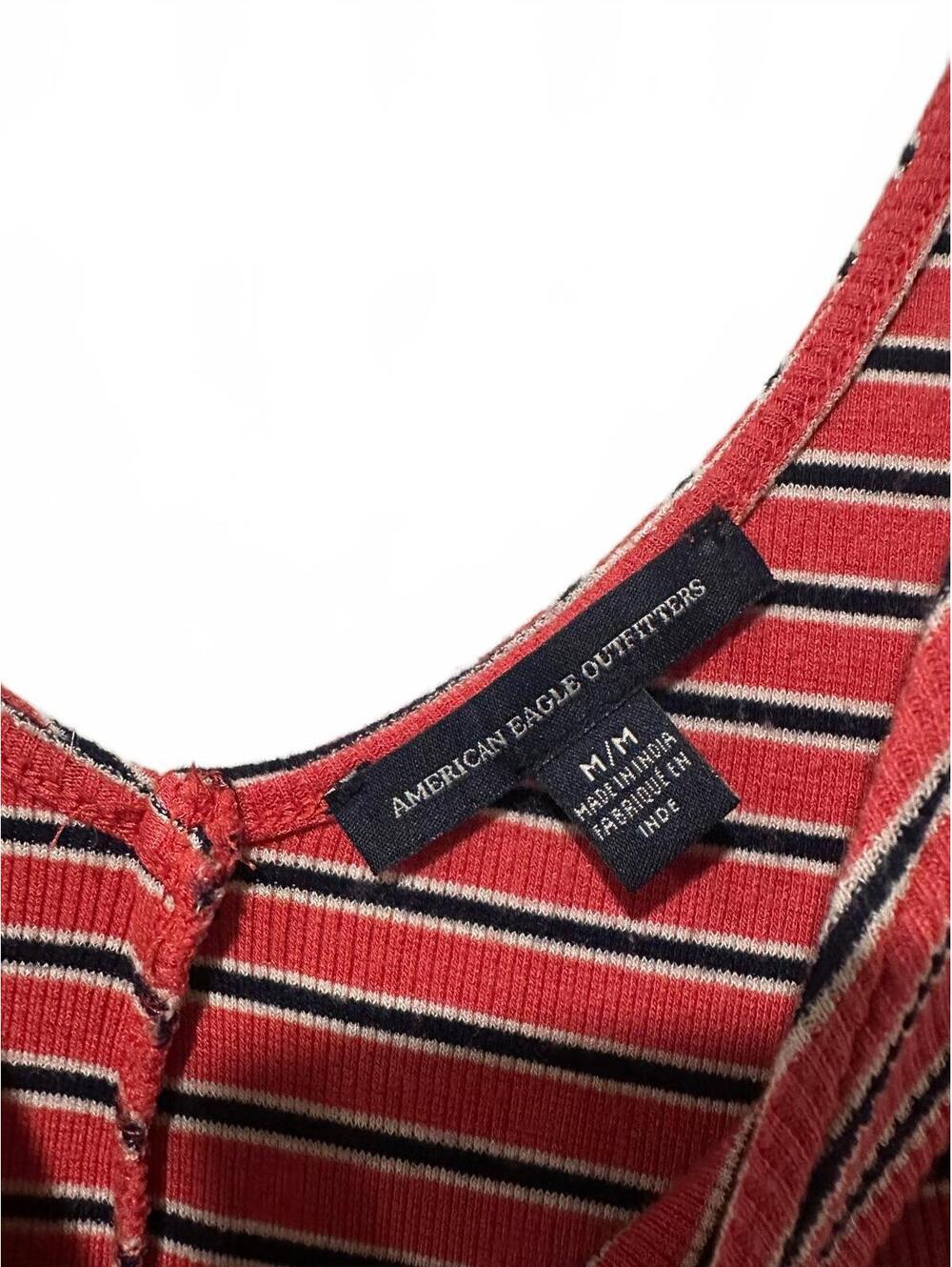 American Eagle striped short sleeve dress - Picture 3 of 3